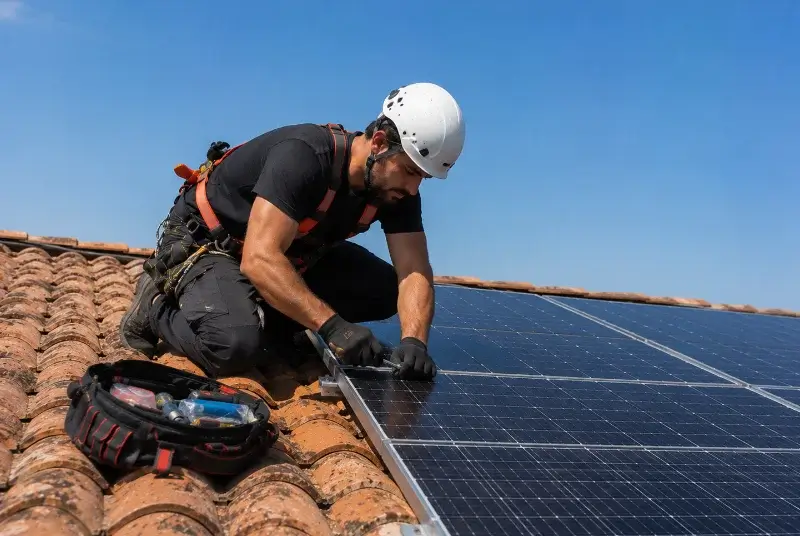 Maintenance et monitoring de panneaux solaires à Caves