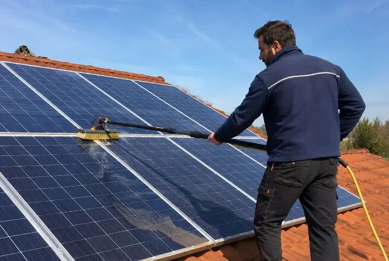 Nettoyage et entretien de panneaux solaires à Caves